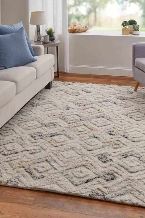 Anica 8004F Ivory/Blue 2' x 3' Rug