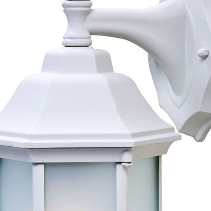 Decorative Swing Arm Wall Light with Frosted Glass for Accent Lighting