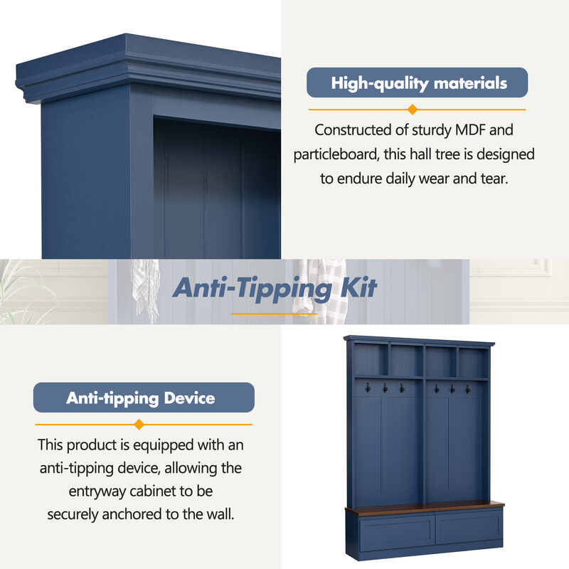 Farmhouse 4-in-1 Entryway Organizer image number 5