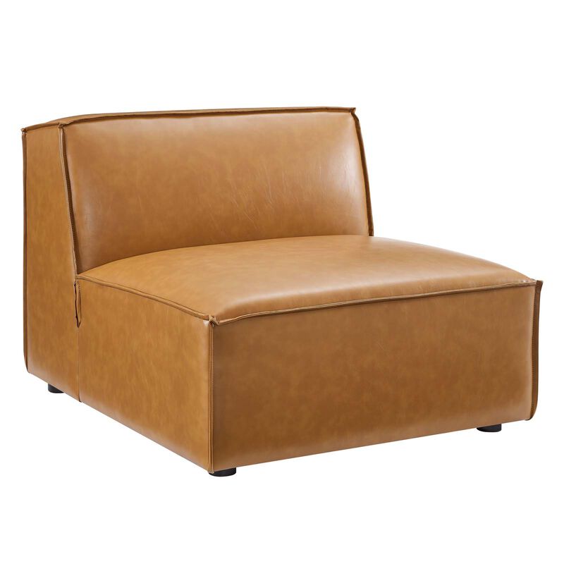 Restore 4-Piece Vegan Leather Sectional Sofa image number 2