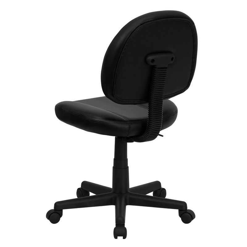 Ronald Mid-Back LeatherSoft Swivel Ergonomic Task Office Chair with Back Depth Adjustment image number 7