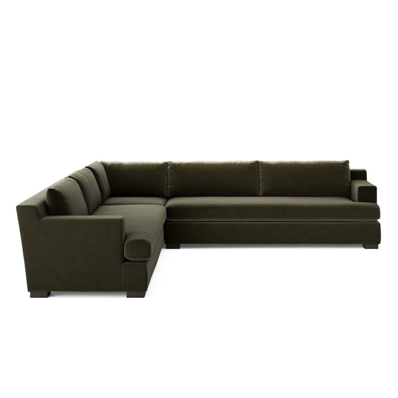 Crispin Surrey Olive 3 Piece Sectional image number 0