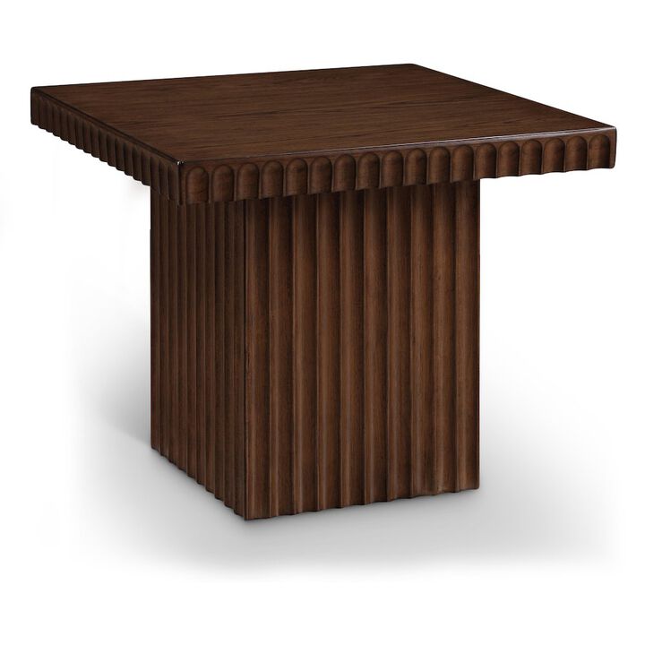 Meridian Furniture Spencer Brown Oak Veneer Coffee Table