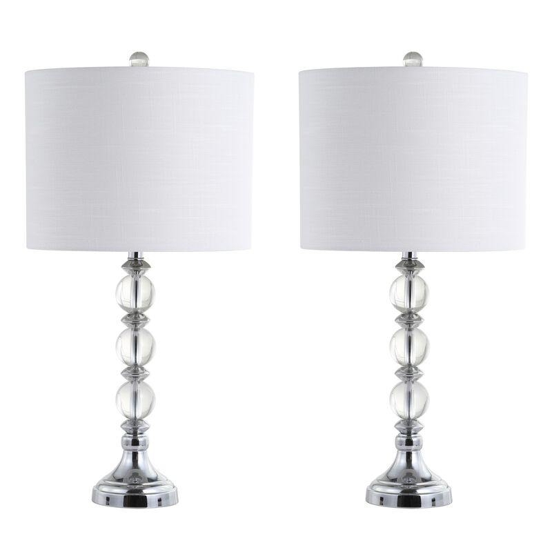 Paul Crystal/Metal LED Table Lamp