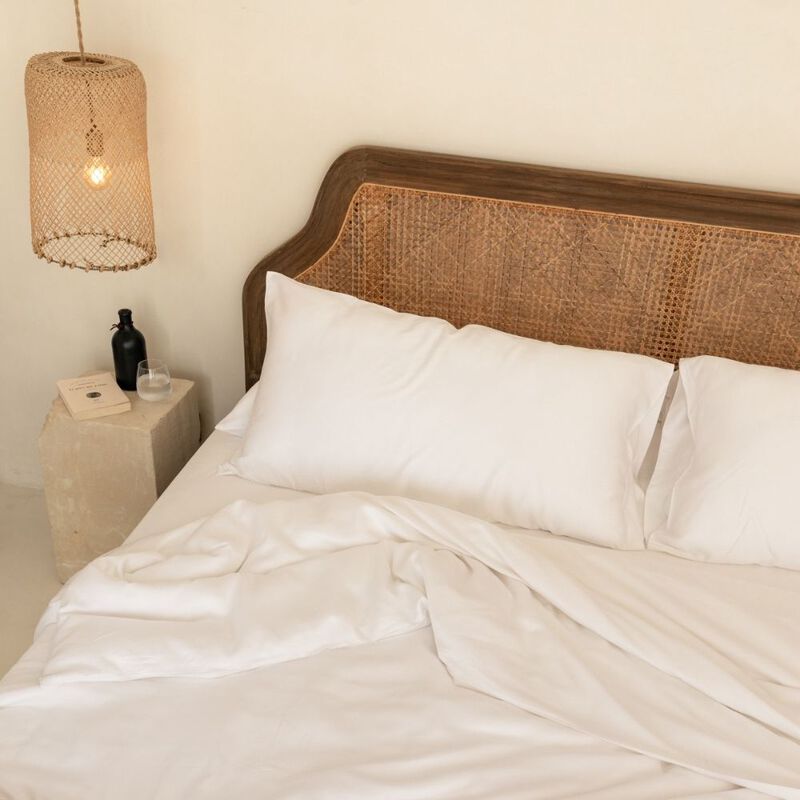 Organic Bamboo Sateen Duvet Cover Set image number 0