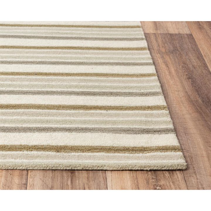 Rivera Neutral 7'9" x 9'9" Hand-Tufted Rug