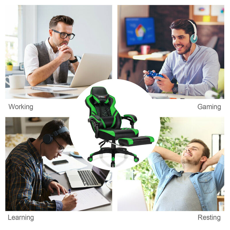 Costway Office Computer Desk Chair Gaming Chair Adjustable Swivel