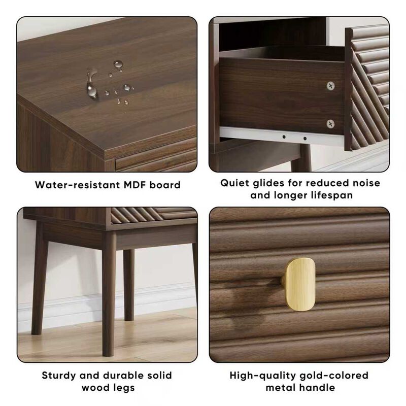 Lupso Mid-Century Nightstand image number 3