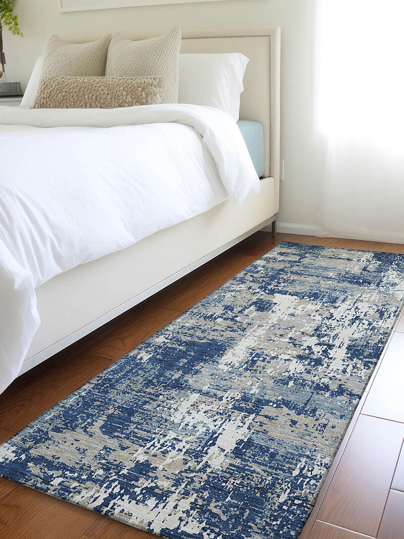 Kochi KC7 Navy 2'3" x 7'6" Rug image number 1