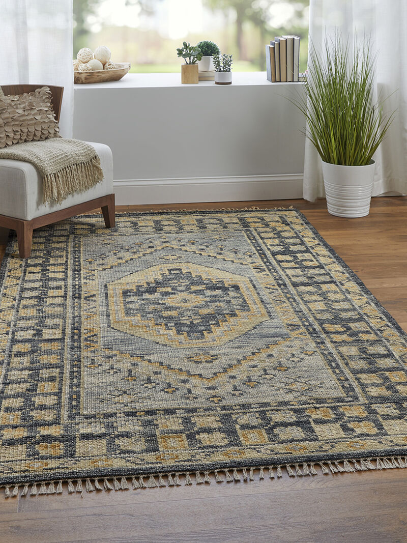 Fillmore 6941F 2' x 3' Blue/Gray Rug image number 1