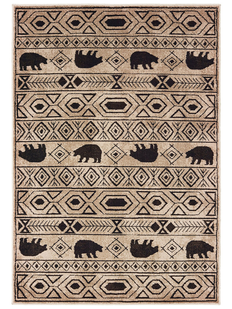 Woodlands 1'10" x 3' Ivory Rug