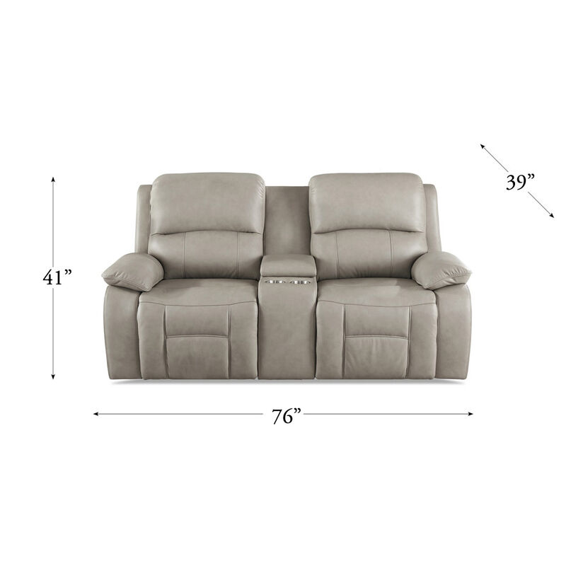 Westminster Power Headrest Zero Gravity Reclining Loveseat with Console