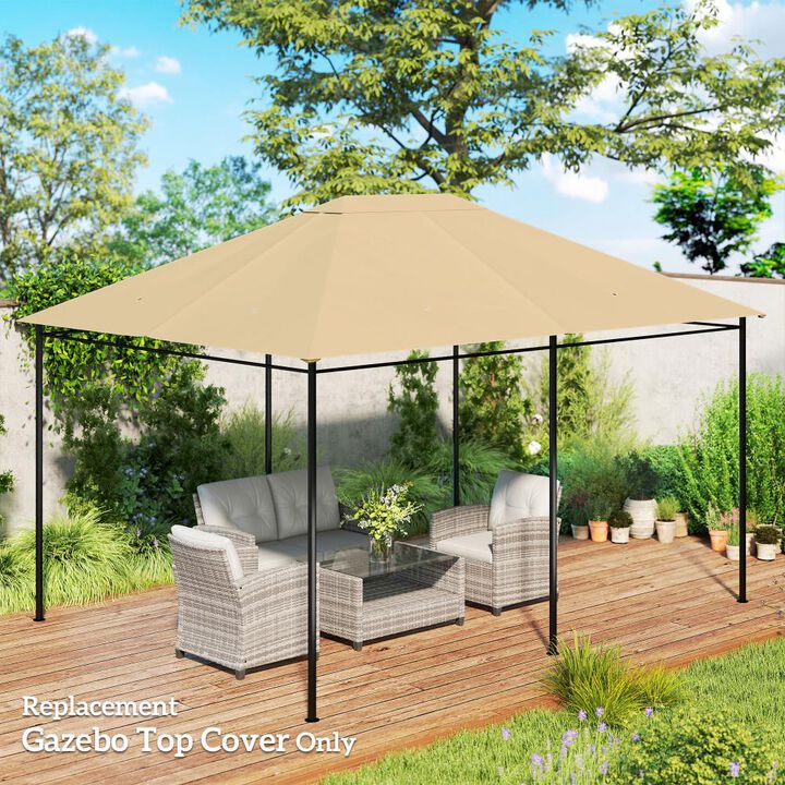 Hivvago 10x13 Gazebo Canopy Cover Replacement
