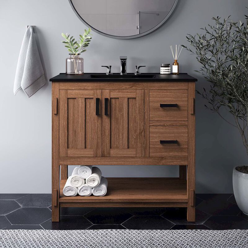 Ashlyn 36&rdquo; Wood Bathroom Vanity Cabinet (Sink Basin Not Included) image number 9