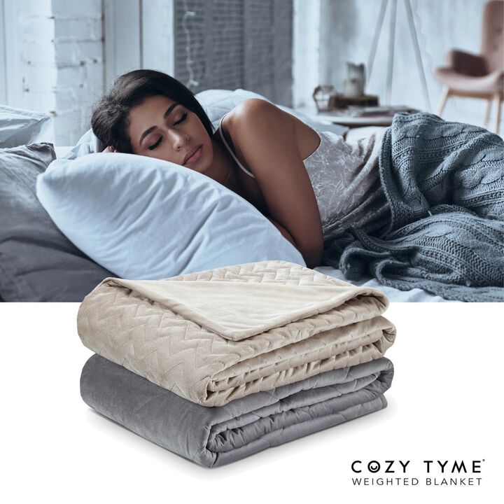 Cozy Tyme Lehana Weighted Blanket 25 Pound 60"x80"