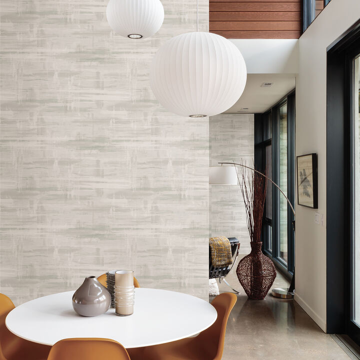Marari Off White Distressed Texture Wallpaper