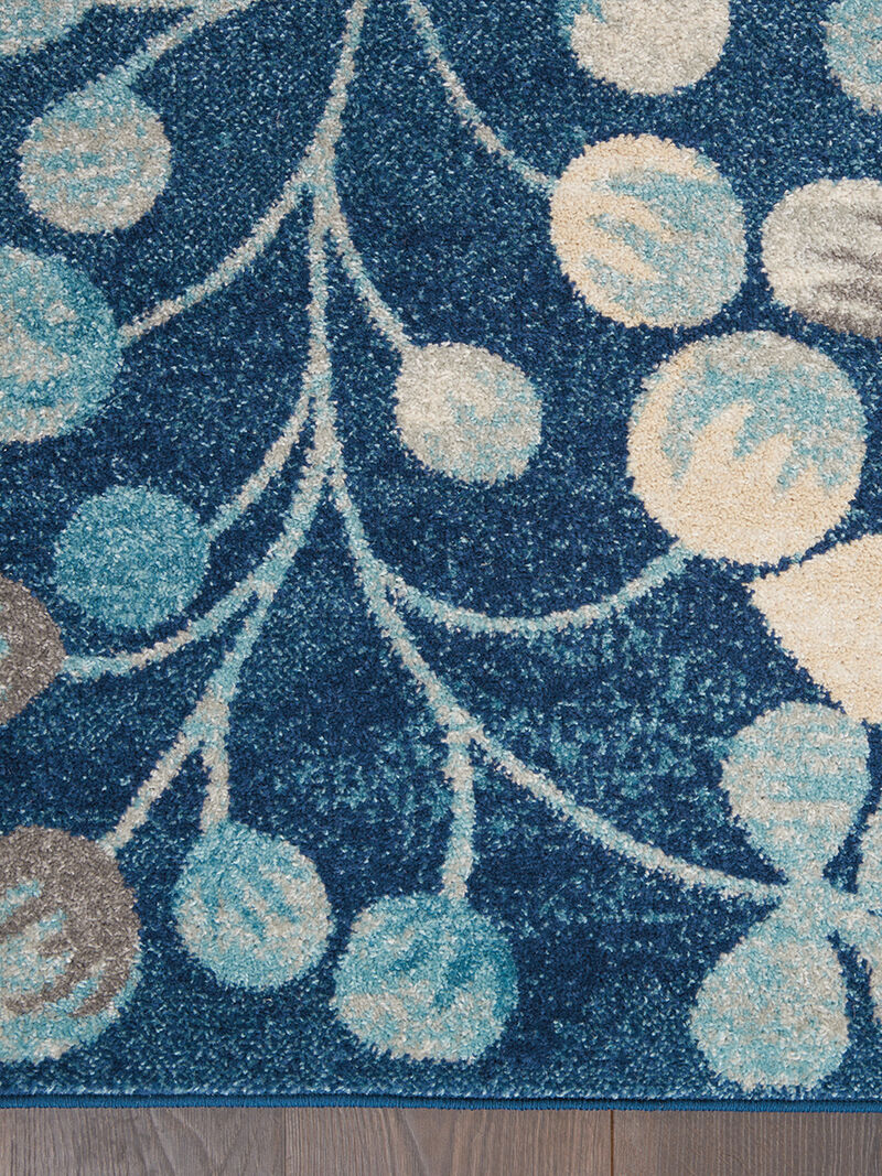Tranquil TRA03 Navy 5'3" x 7'3" Rug image number 3