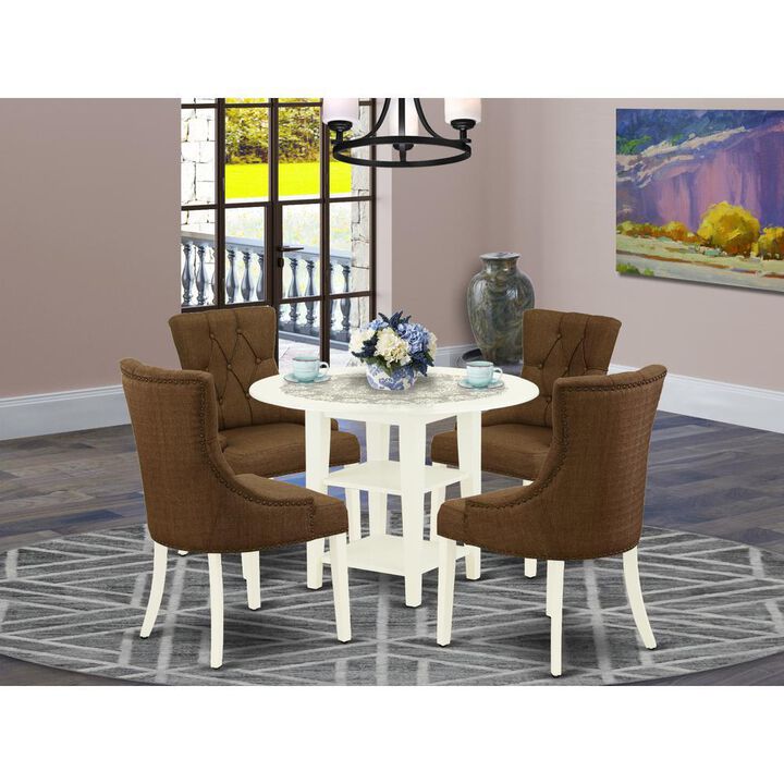 Dining Room Set Linen White