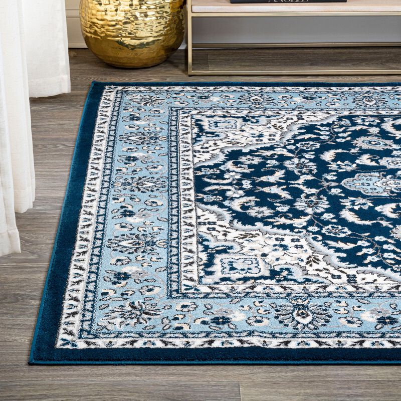 Palmette Modern Persian Floral Area Rug