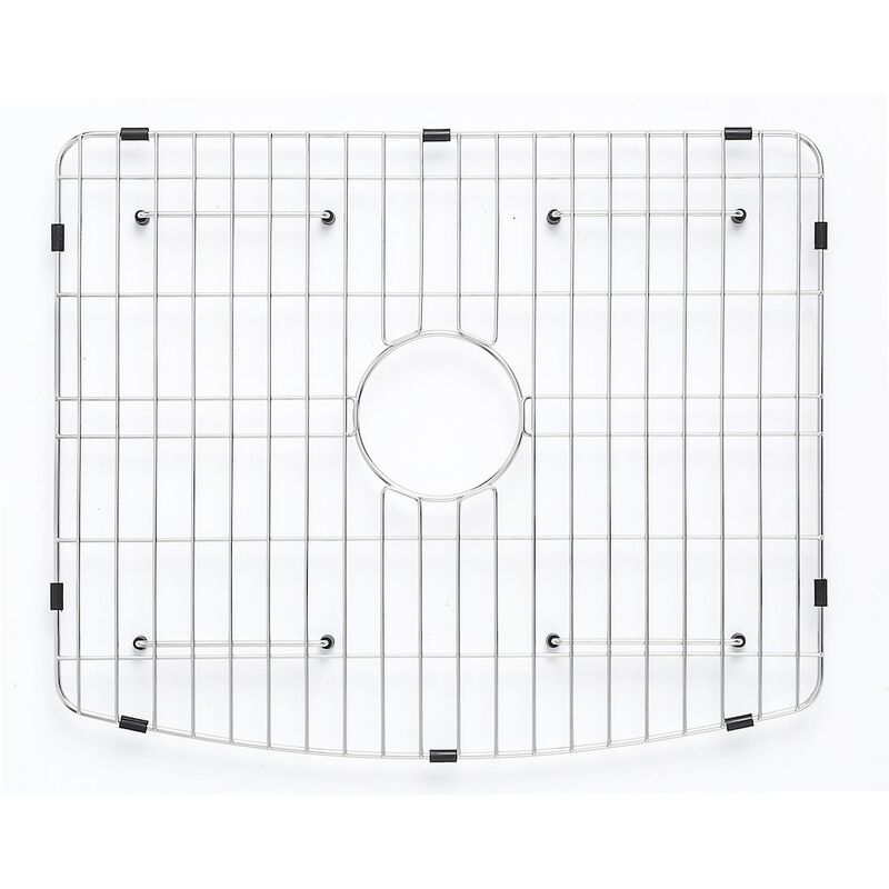 ALFI brand ALFI Brand White Smooth Curved Apron 24 x 20 Single Bowl Fireclay Farm Sink