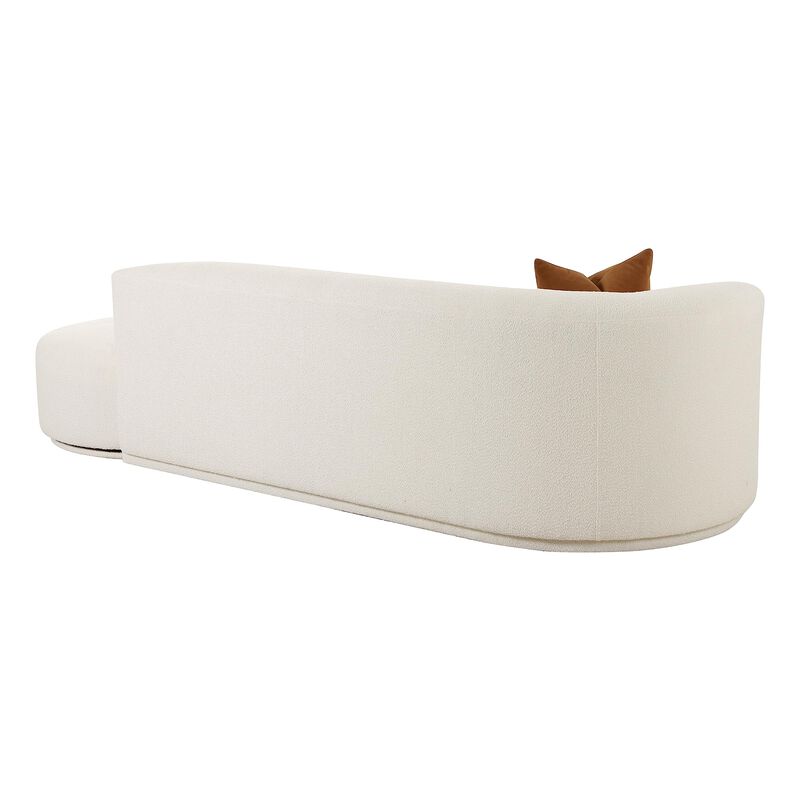Fickle Cream Boucle 2-Piece Chaise Modular LAF Sofa image number 6