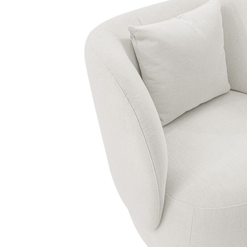 Siri Cream Accent Chairs (Set of 2)