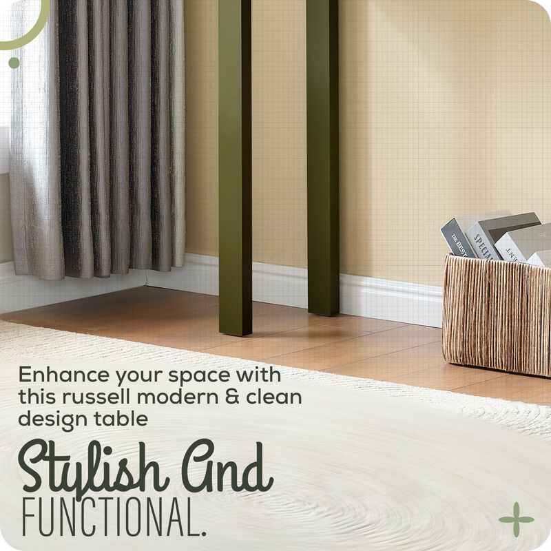 Kings Brand Furniture Russel Long Console Table - Minimalist and Slim Entryway Table for Decorative Displays, Sofa Table