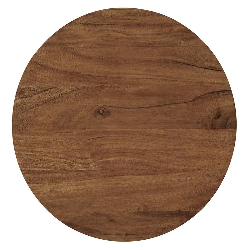 Viva Round Acacia Wood Side Table image number 4