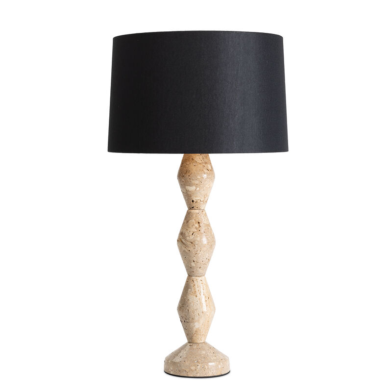 Crew Travertine Buffet Lamp