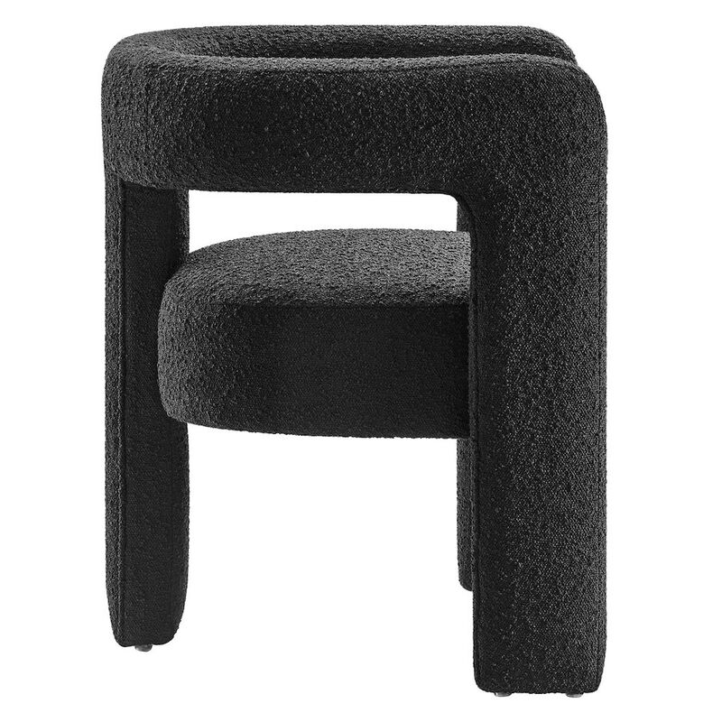 Kayla Boucle Upholstered Armchair image number 3