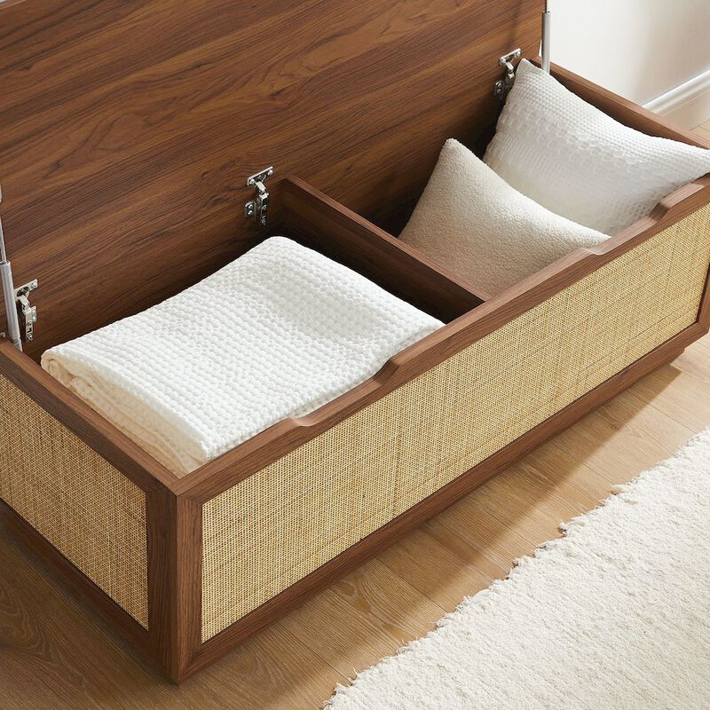Soma Fluted 3-in-1 Hall Tree With Storage Bench and Coat Rack image number 7
