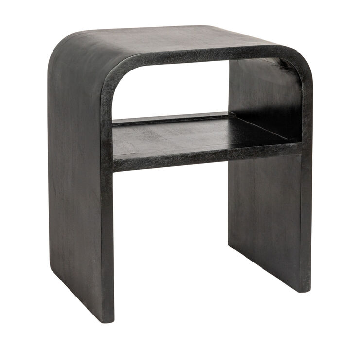 Modern Waterfall Edge Mango Wood Coffee Table