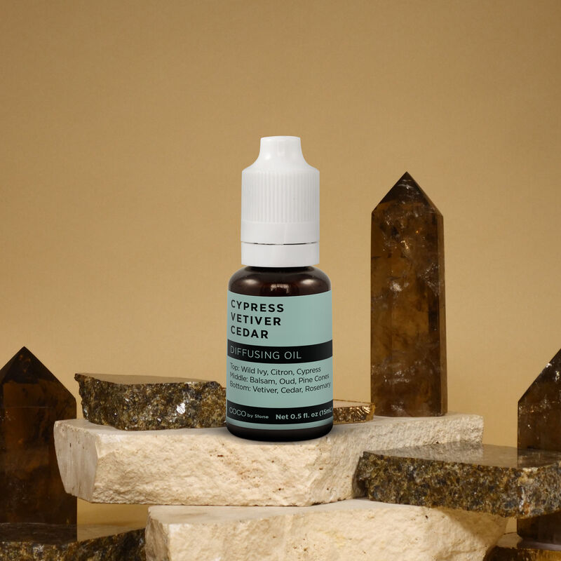 Diffusing Oil - Cypress, Vetiver, Cedar