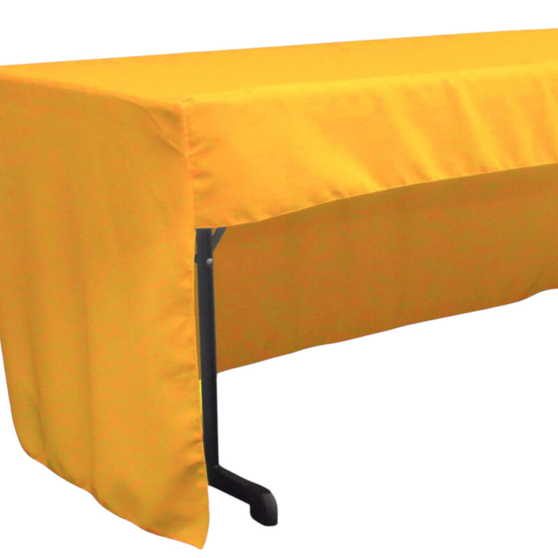 Polyester Poplin Open Back Tablecloth 72x30x30 Inch for Display Tables image number 2