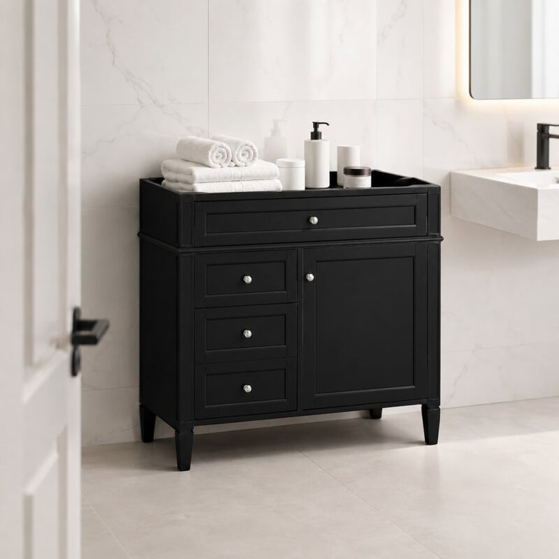 36" Bathroom Vanity Without Top Sink image number 2