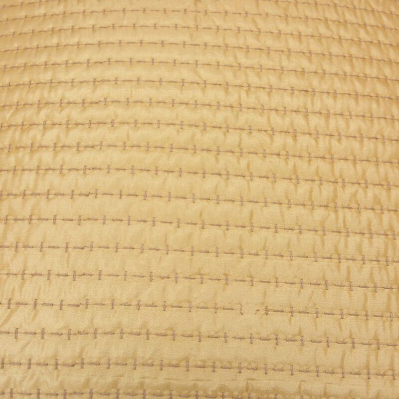 Homezia Gold Smooth Weaved Modern Throw Pillow image number 3