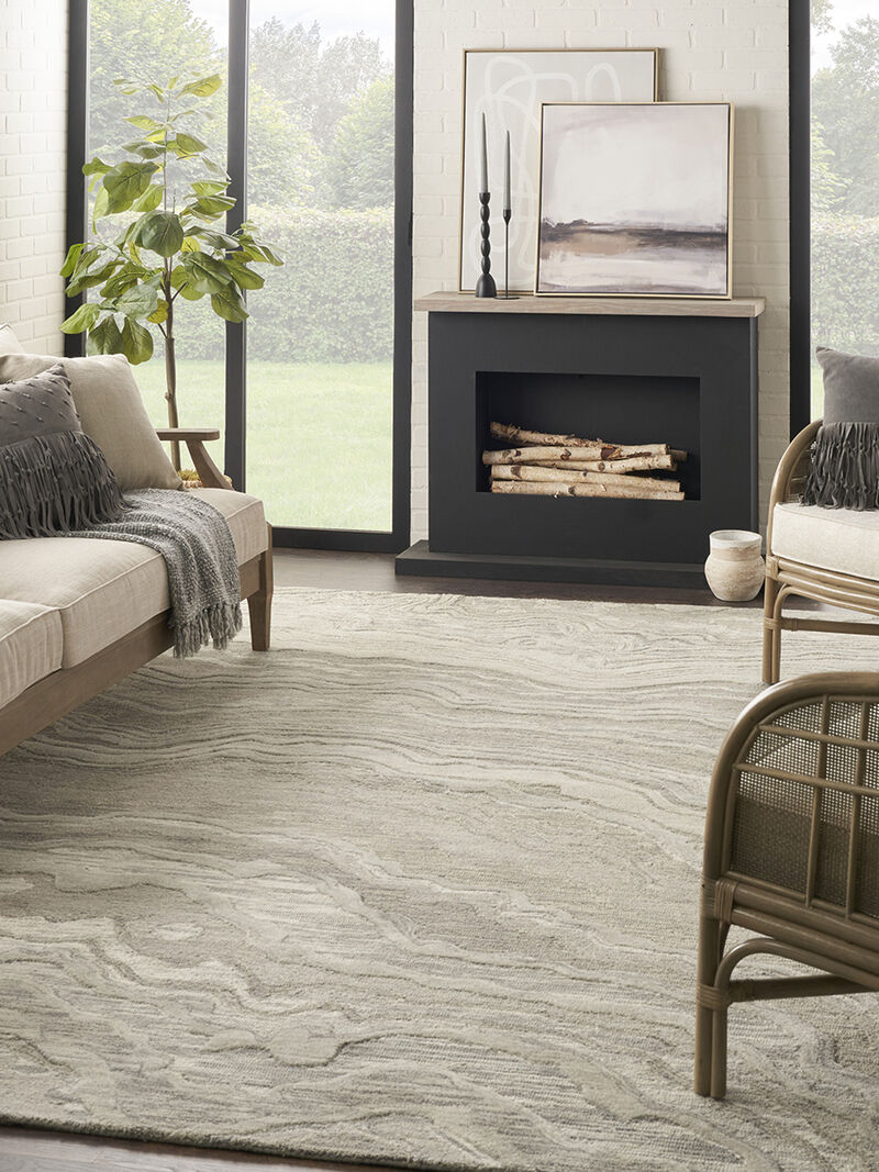 Graceful GRU01 Gray 7'9" x 9'9" Rug