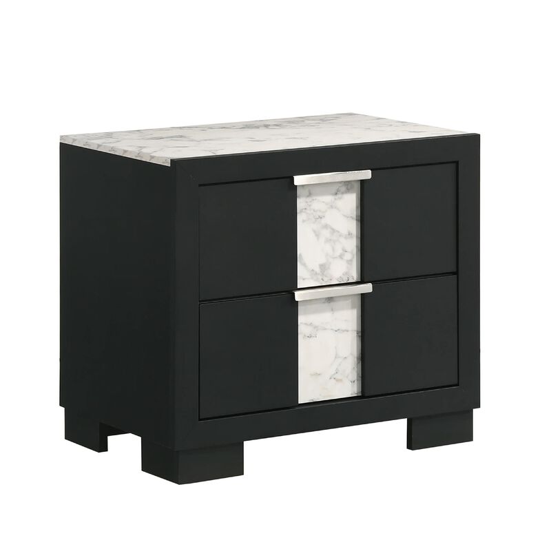 Bedroom Set, Wood, 2 Piece Set with Nightstand image number 2