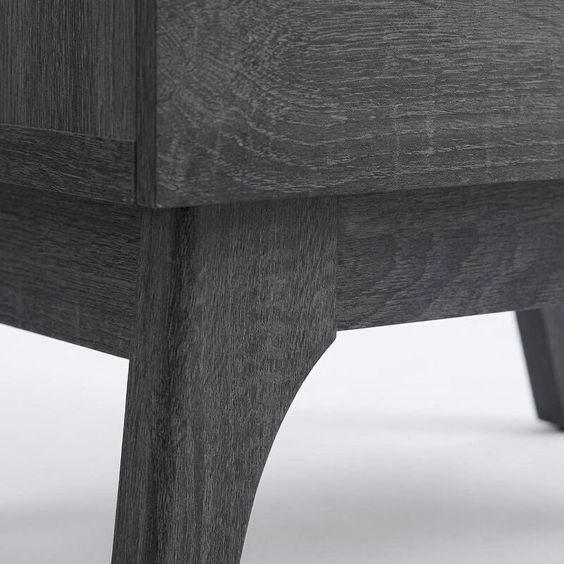 Nightstand in Gray Finish image number 5