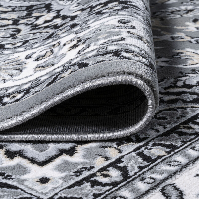 Palmette Modern Persian Floral Area Rug