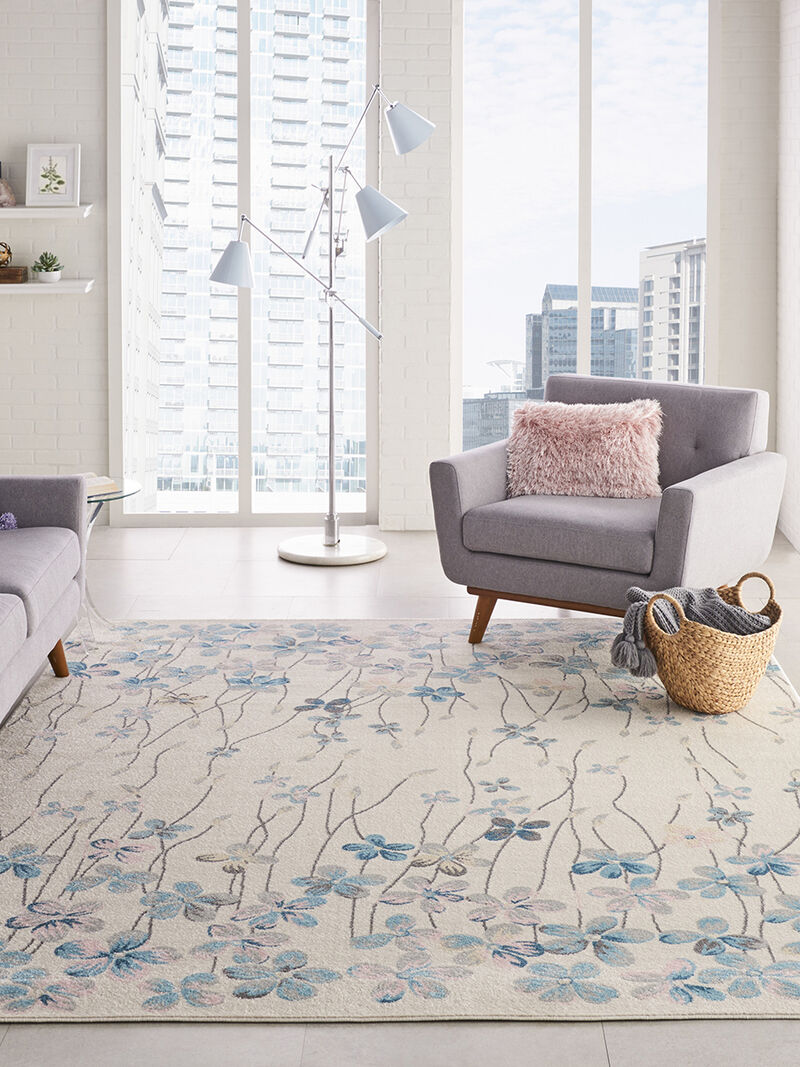 Tranquil TRA04 Ivory 8'10" x 11'10" Rug image number 7