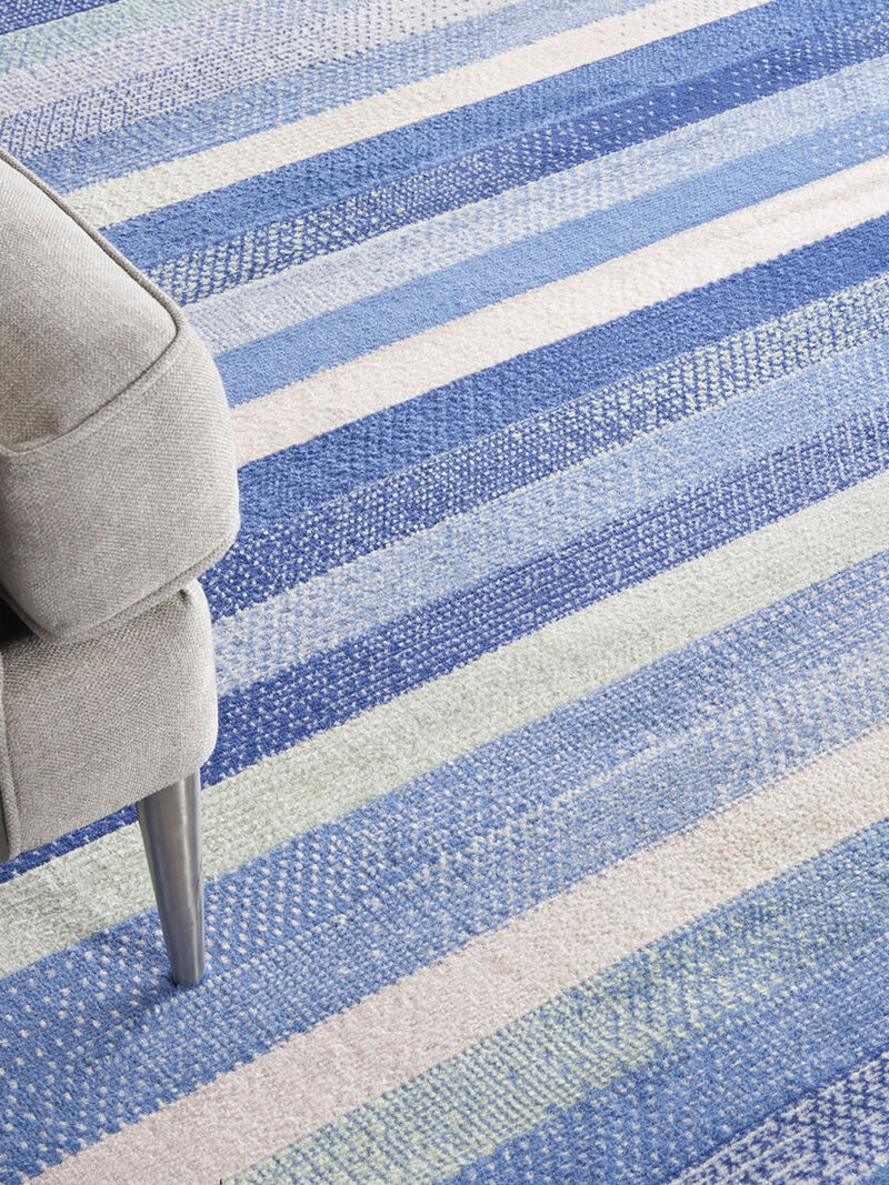 Whimsicle WHS12 Turquoise/Multicolor 8' x 10' Rug