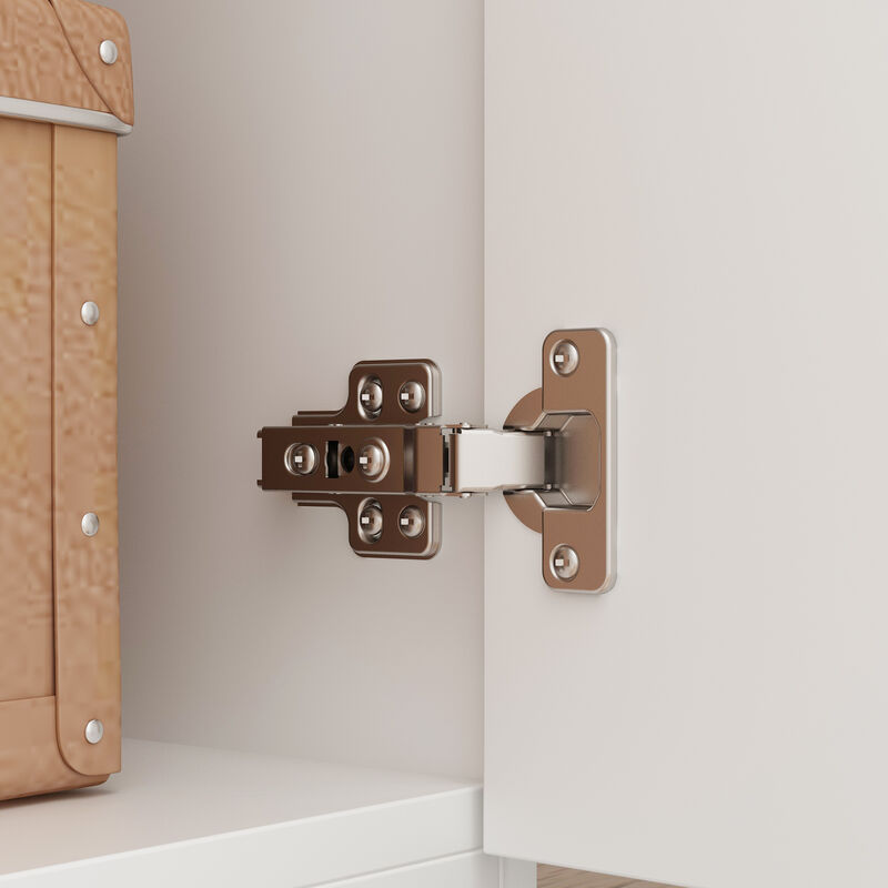 FUFU&GAGA Elegant Bookcase Cabinet with Glass Doors and 6 Drawers – Adjustable Shelves, P2 MDF, Modern Storage Solution for Living Room, Study, or Dining Area , (94.5”W x 78.7”H x 15.7”D),White