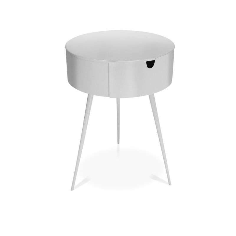 Meridian Furniture Bali White Night Stand