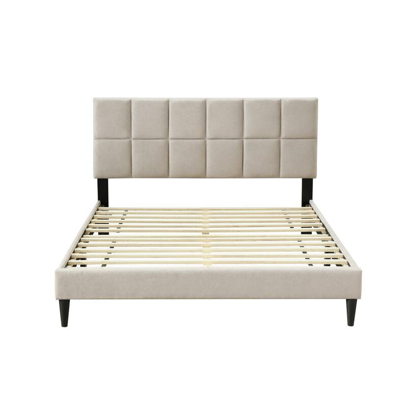 Evelyn Upholstered King Bed In A Box