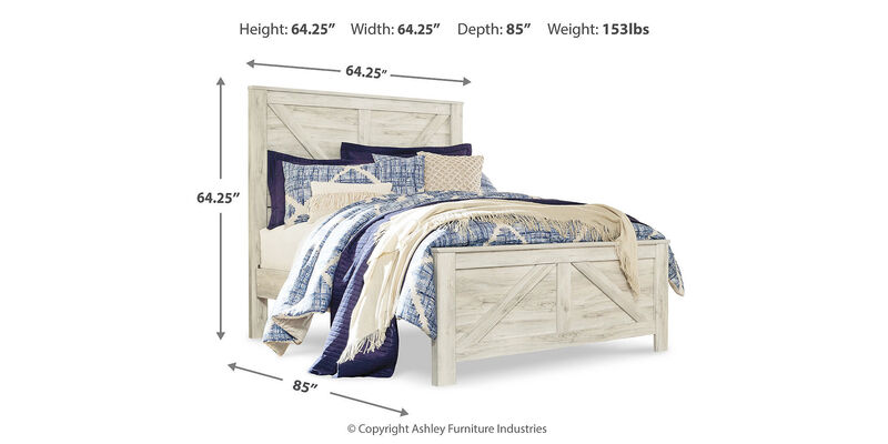 Bellaby Queen Crossbuck Panel Bed