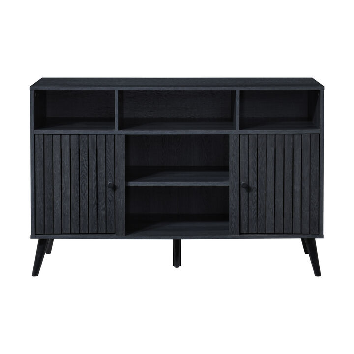 47.25 in. Wood TV Stand with 2 Storage Cabinets Fits TV's up to 55 in.