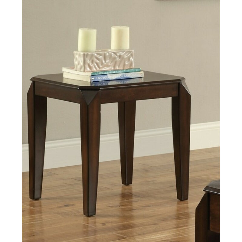 Solid Wood Accent Table &ndash; Compact and Sturdy End Table for Home Decor image number 1