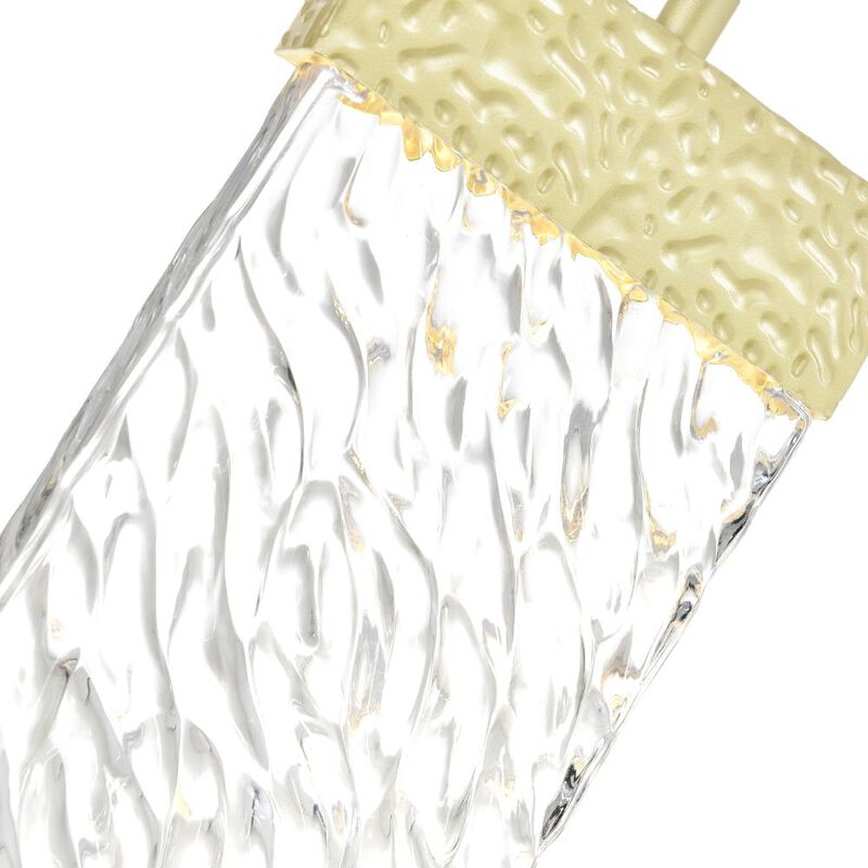 Carolina LED Pendant With Gold Leaf Finish