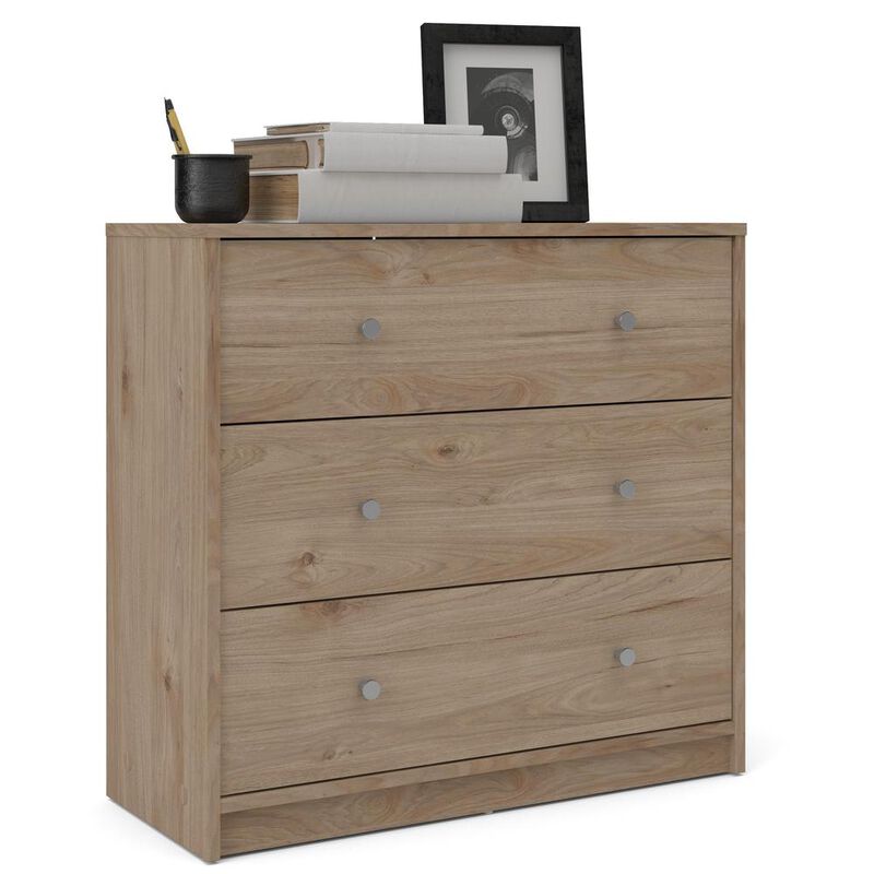 Tvilum 3 Drawer Chest Jackson Hickory